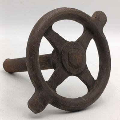 Vintage SA Railways brass boiler valve handwheel - no marking