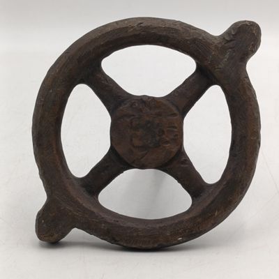 Vintage SA Railways brass boiler valve handwheel - no marking