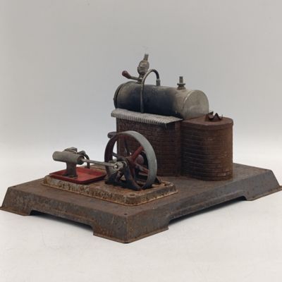 Vintage German steam engine