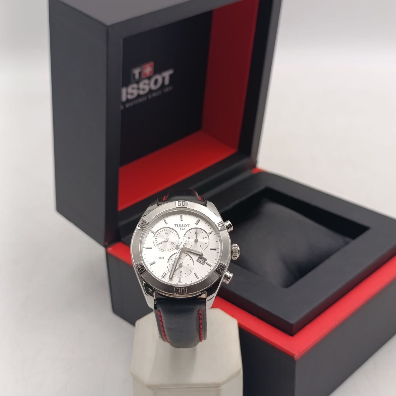 Tissot T-classic PR100 mens quartz chronograph watch - in box