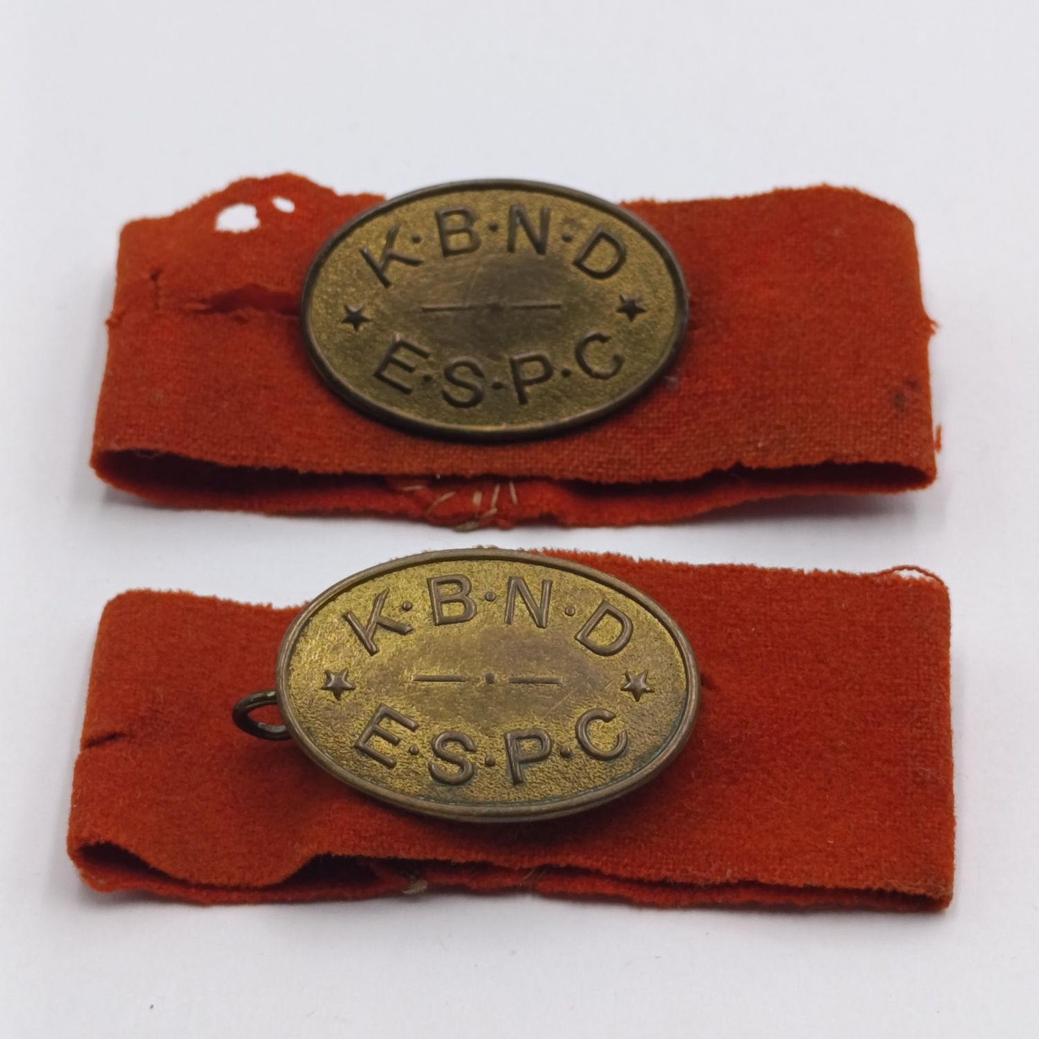 Pair of WW2 Essential service Protection Corps shoulder titels