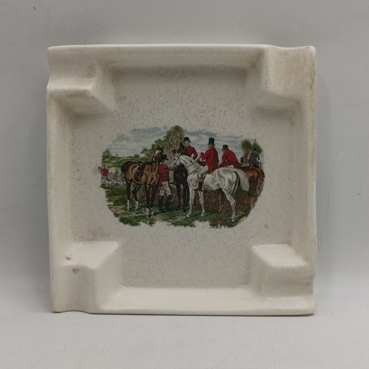 Vintage JF Herring snr porcelain ashtray