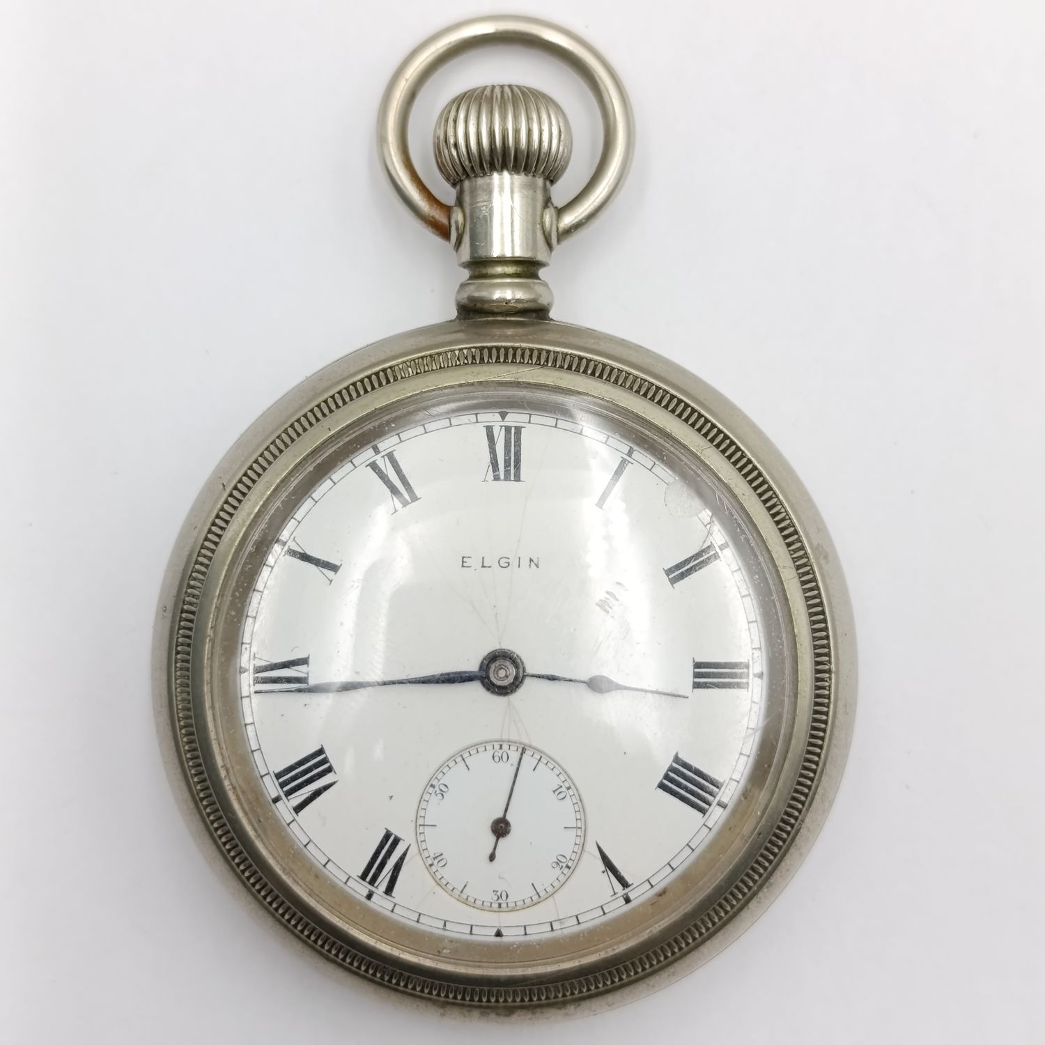 Antique 1900 Elgin America pocketwatch - serial 8629266 - working but unable to set time