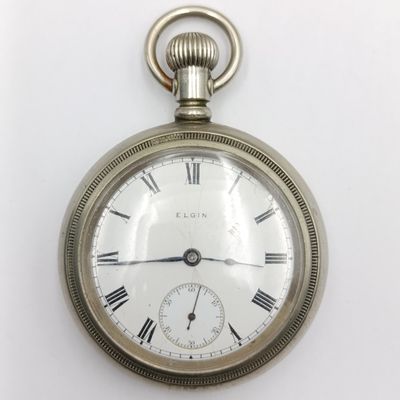 Antique 1900 Elgin America pocketwatch - serial 8629266 - working but unable to set time