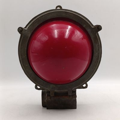 Vintage brass submarine engine room red light