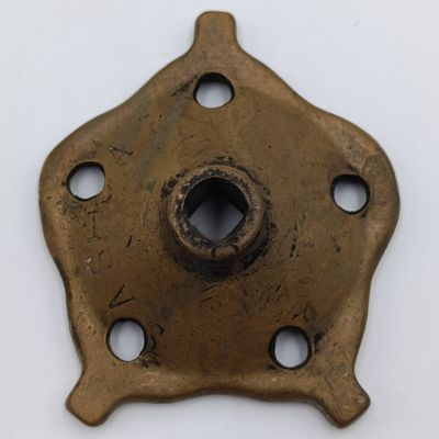 Vintage SA Railways brass valve knob