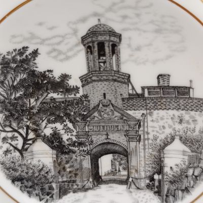 The Castle Cape Town trinket bowl by Royal Albert