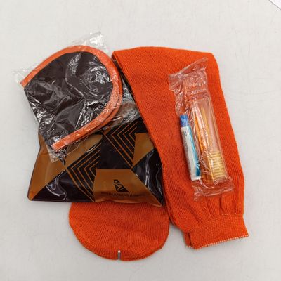 South African Airways overnight pack with socks and tooth brush