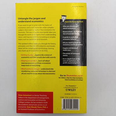 Economics for dummies by Peter Antonioni - Making everything Easier
