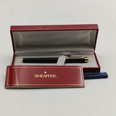 Shaeffer Targa 1003 fountain pen with 14kt gold nib in case