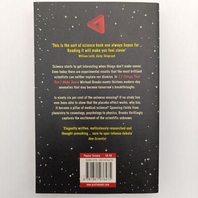 13 Things that don't make sense by Michael Brooks - The most Intriguing Scientific Mysteries of our times
