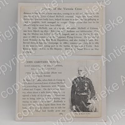 Antique Original photo of General Sir John McNeil - Victoria Cross recipient