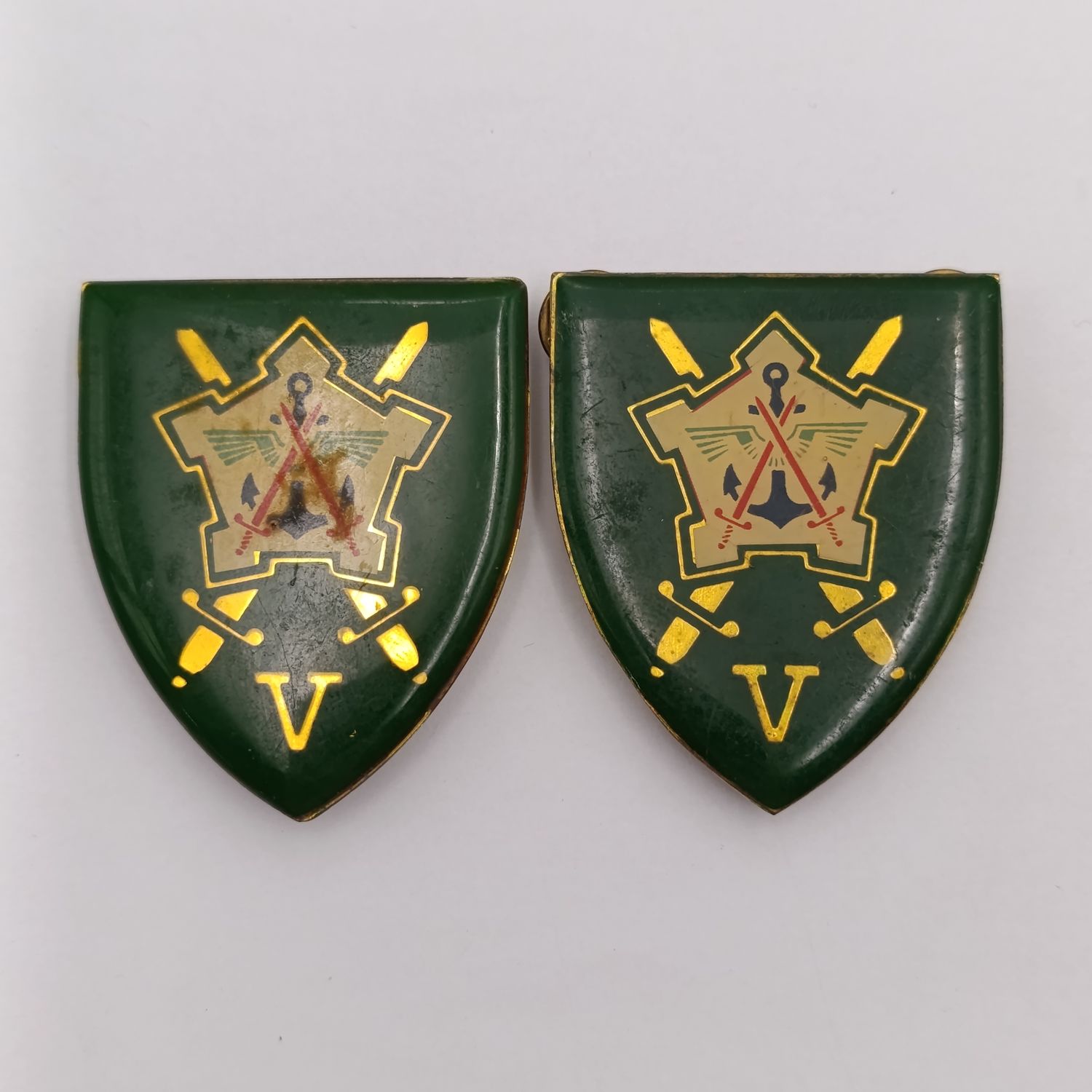 Pair of SADF chief of Intelligence shoulder flashes