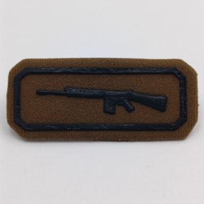 SA Army marksman tupperware embossed badge