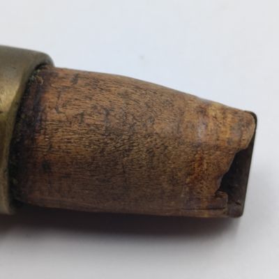 Antique pipe made from old ammunition round - from German South West Africa