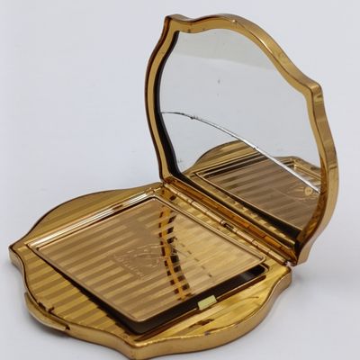 Vintage Stratton R.M.S Edinburgh Castle powder compact - mirror cracked