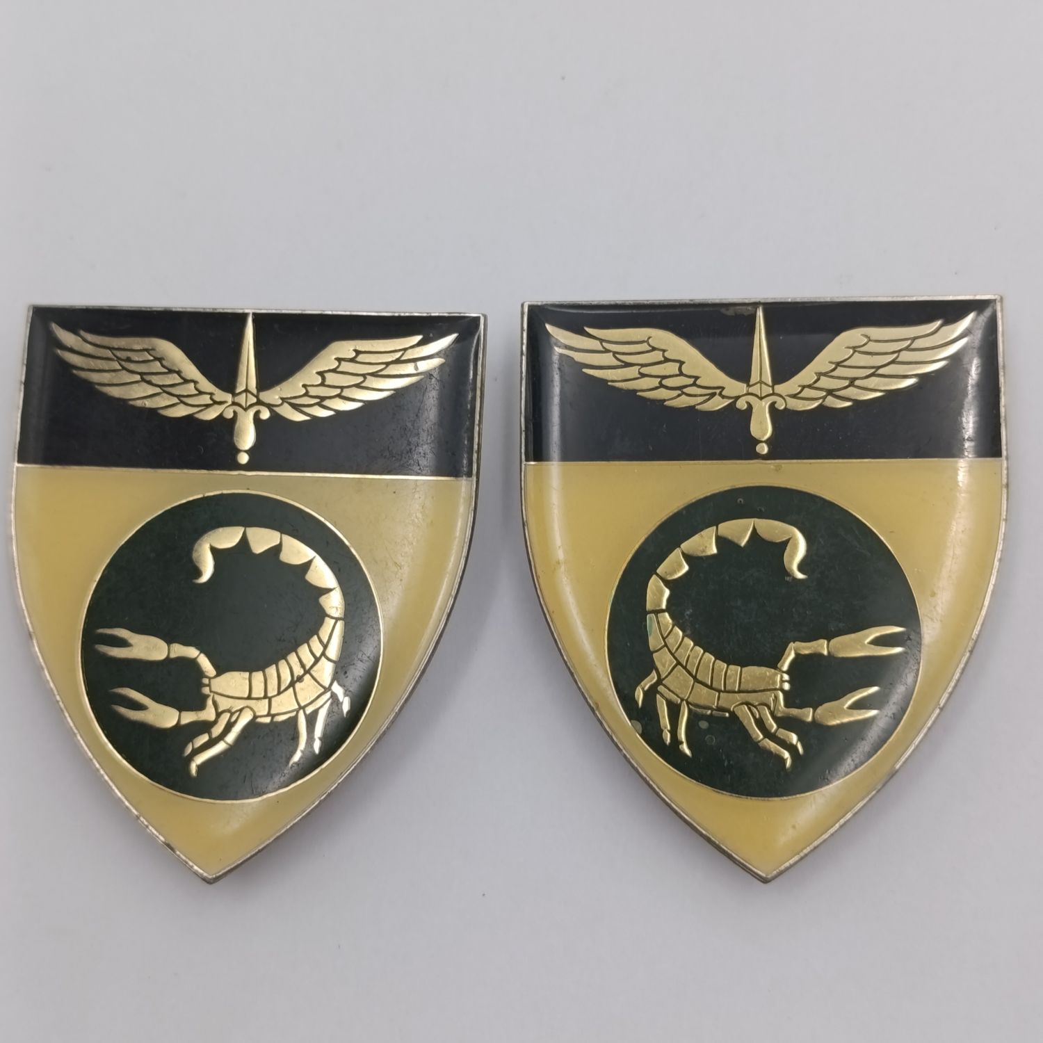 Pair of SADF 2 Recce shoulder flashes - not sure if authentic