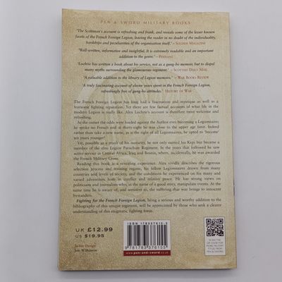 Fighting for the French Foreign Legion by Alex Lochrie - Memoirs of a Scottish legionnaire