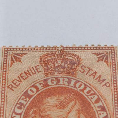 Griqualand West 5 Shilling Revenue Hinged
