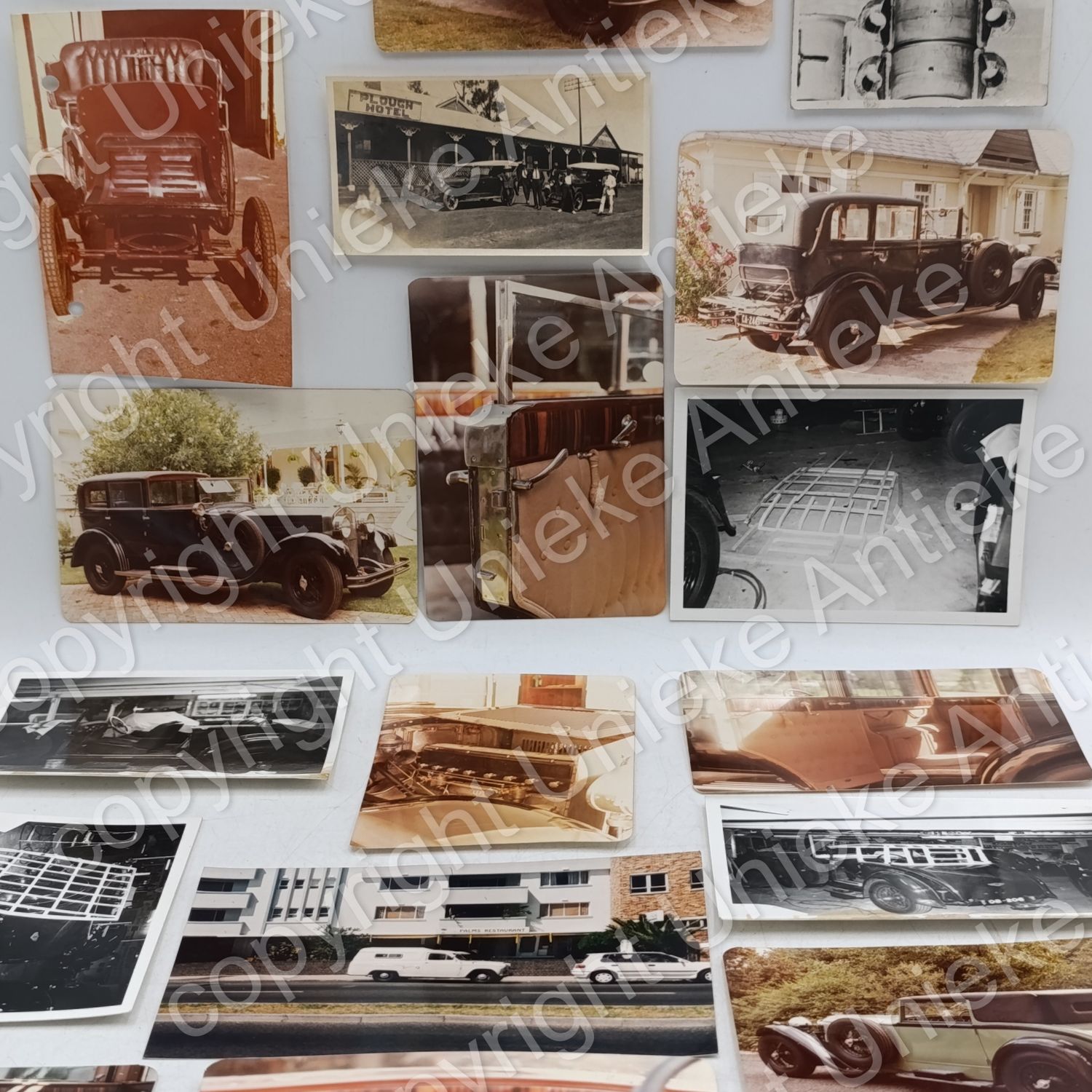 Lot of 20 Photos related to old and antique cars