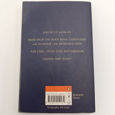 The catcher in the rye by J.D Salinger