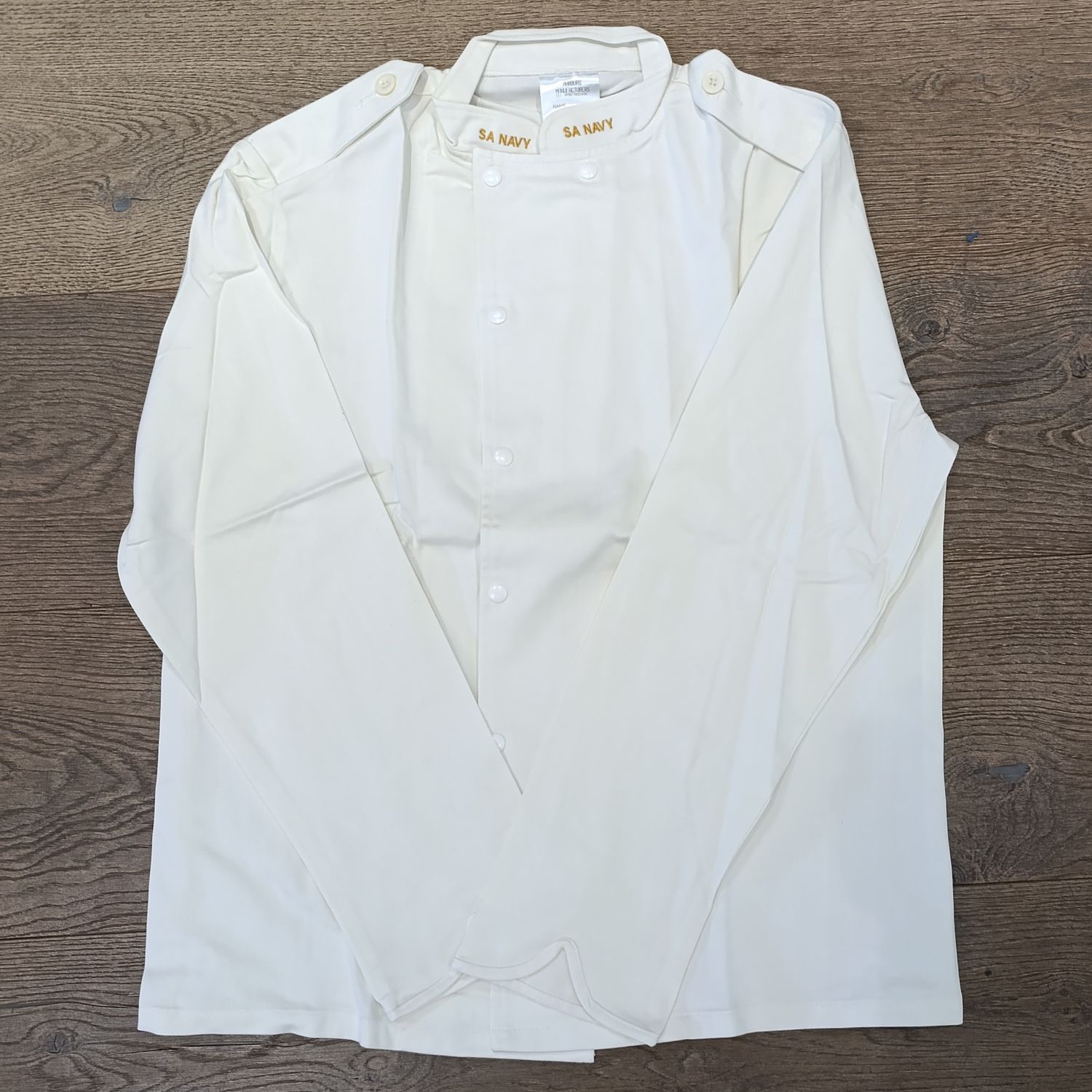 SA Navy summer dress chef's jacket - size Large