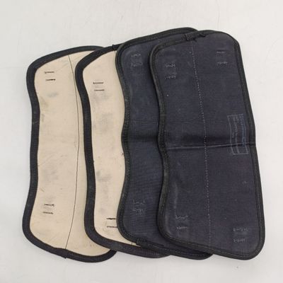 Two Pairs of SA Navy black canvas puttees - size 3 and 4