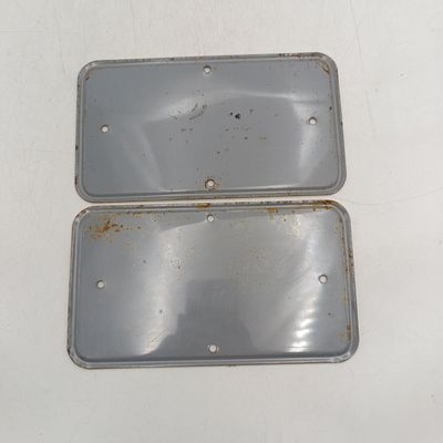 Set of Vintage East German Armed Forces military vehicle numberplates - VA559086