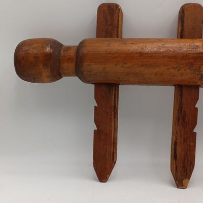 Small wooden OX wagon yoke - made at Voortrekker monument inauguration