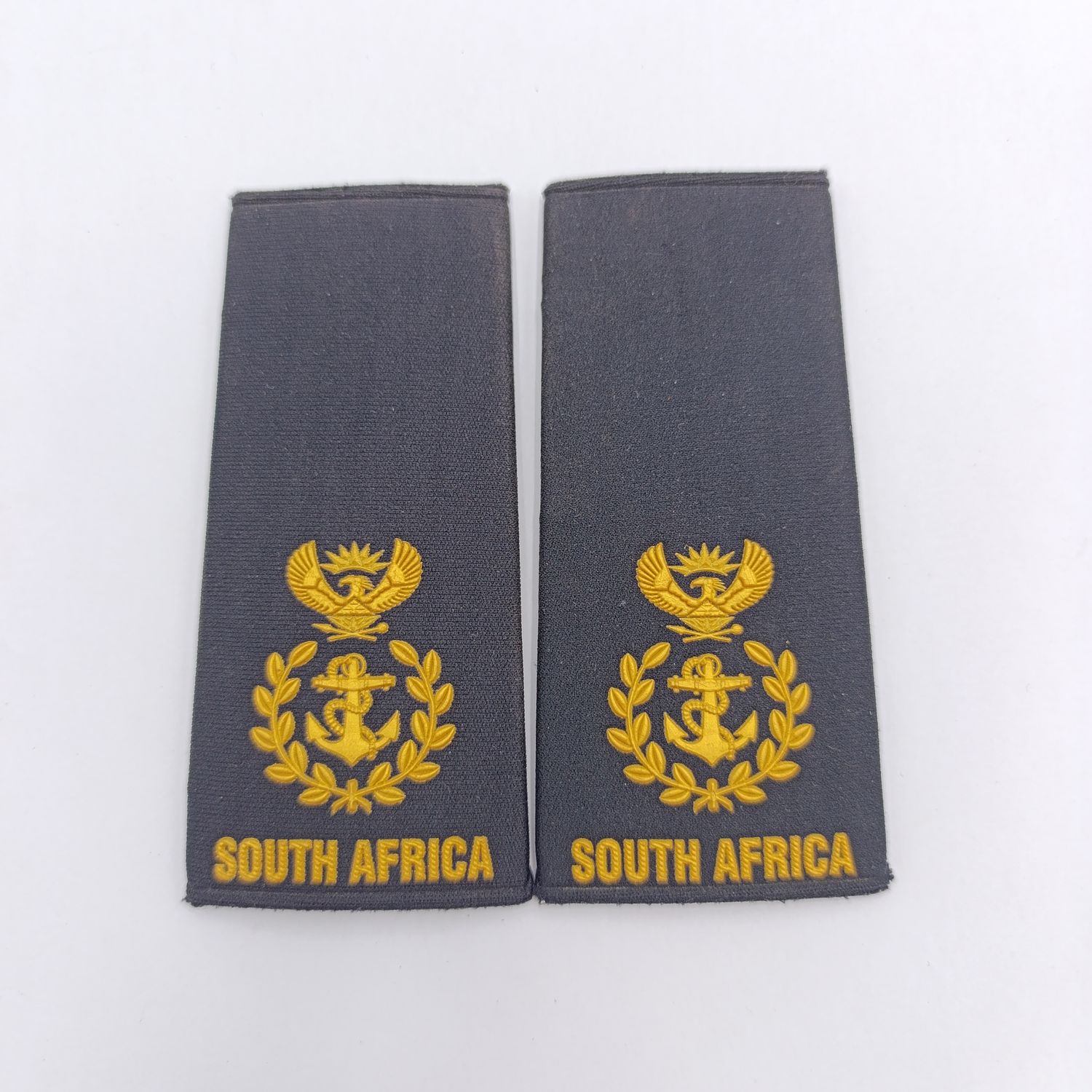 Pair of SA Navy Chief Petty officer rank epaulettes