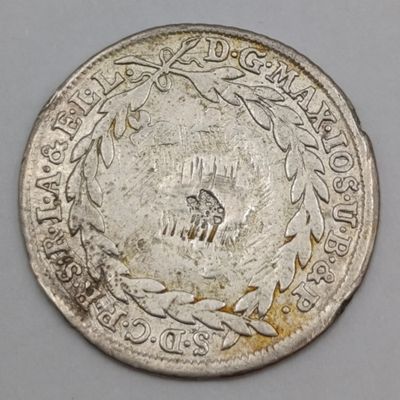 1775 Bavaria 10 KREUZER silver