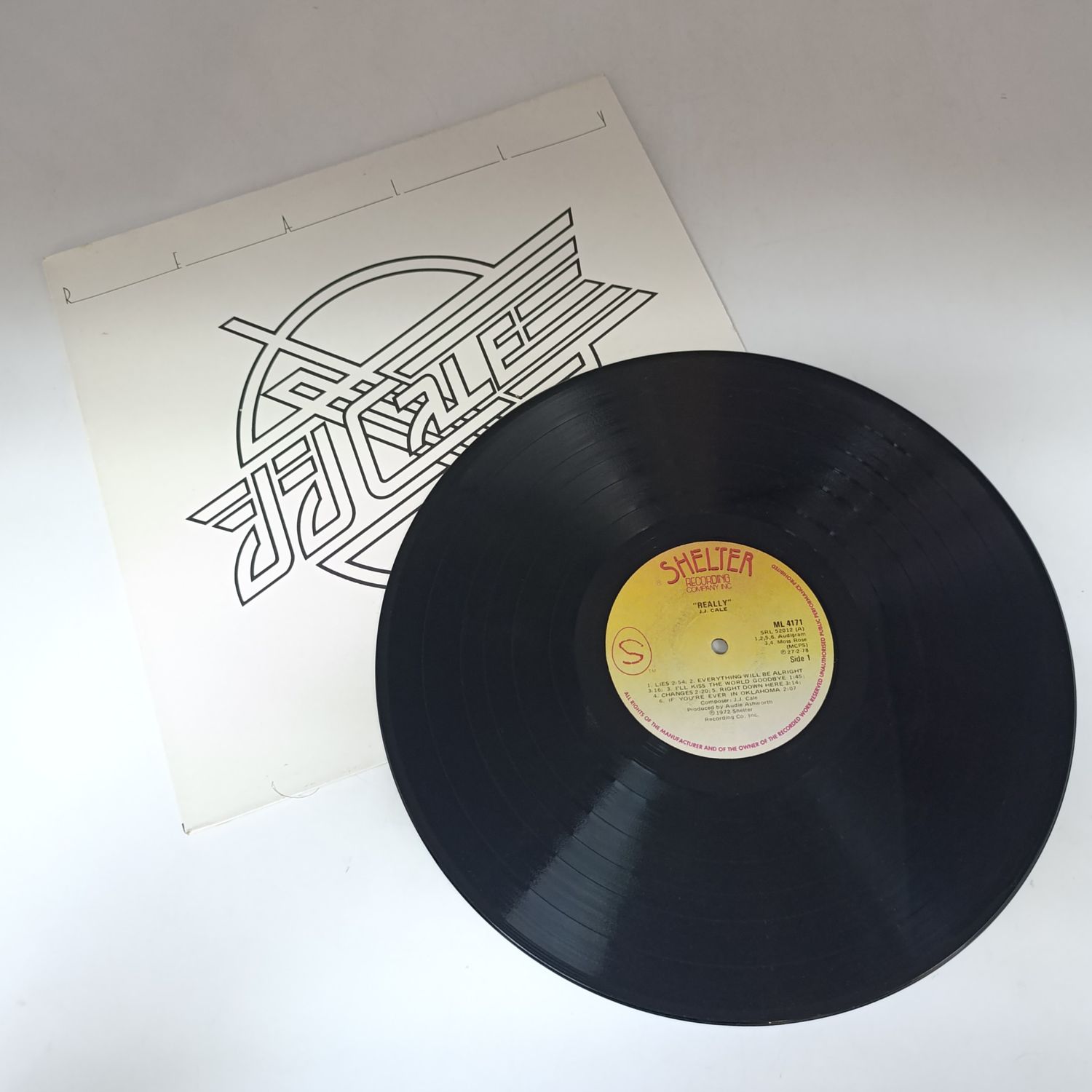 Really by JJ Cale LP vinyl record - Shelter recording co - ML4171