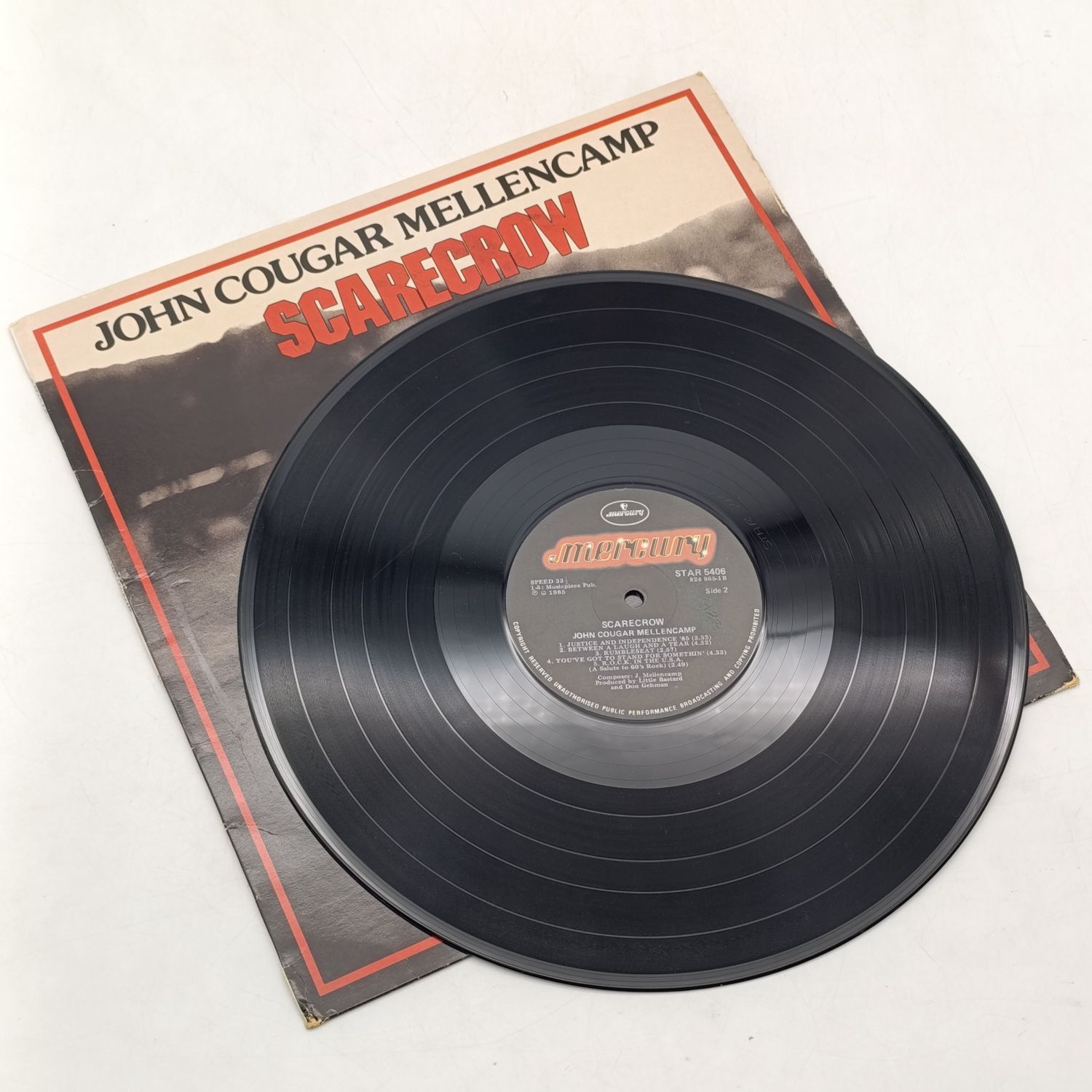 John Cougar Mellencamp - Scarecrow LP vinyl record - STAR 5406
