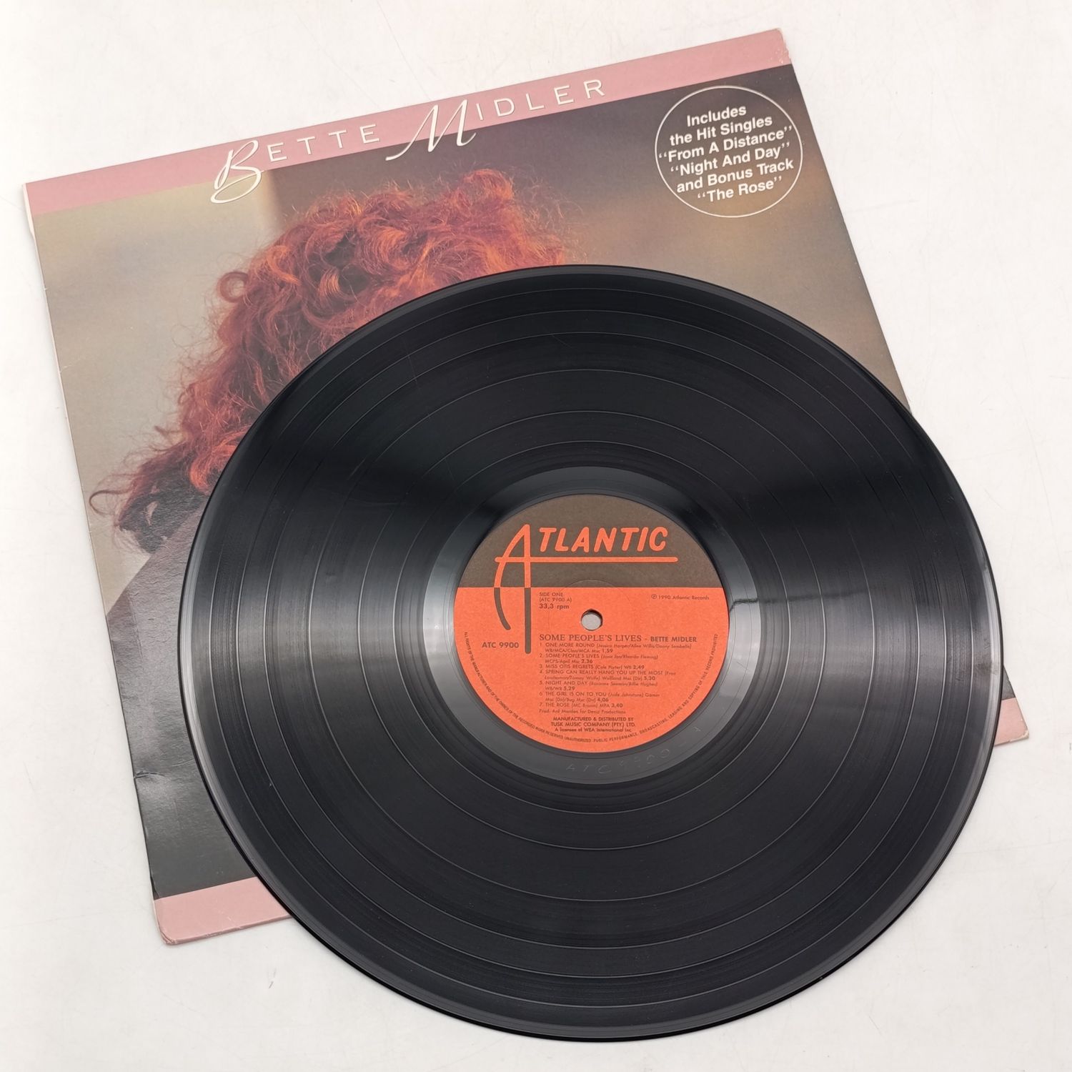 Bette Midler - Some People's Lives LP vinyl record - 1990 Atlantic records - ATC 9900