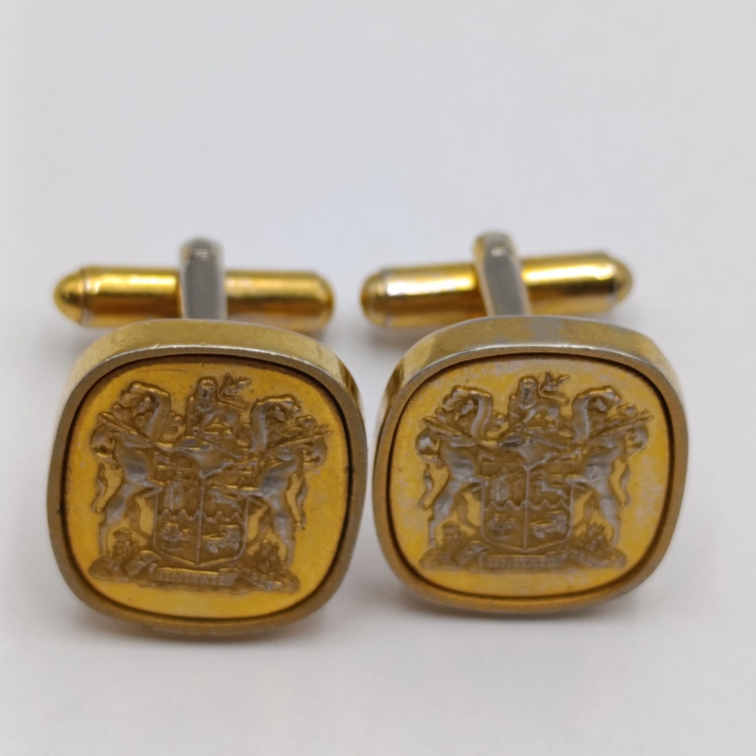 Pair of vintage South Africa cufflinks