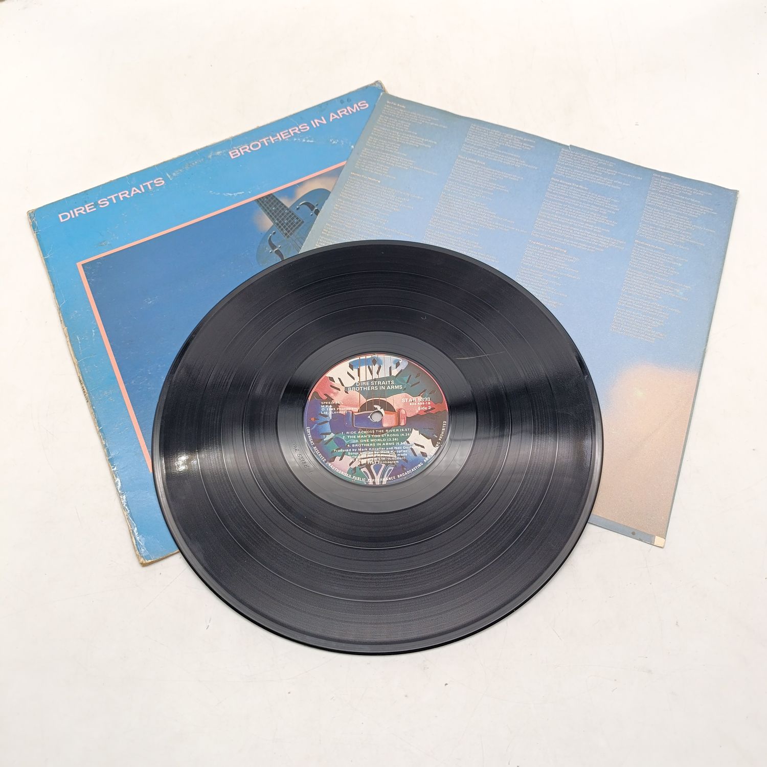 Dire Straits - Brothers in Arms LP Vinyl record - 1985 Phonogram (Ltd) London - STAR 5398