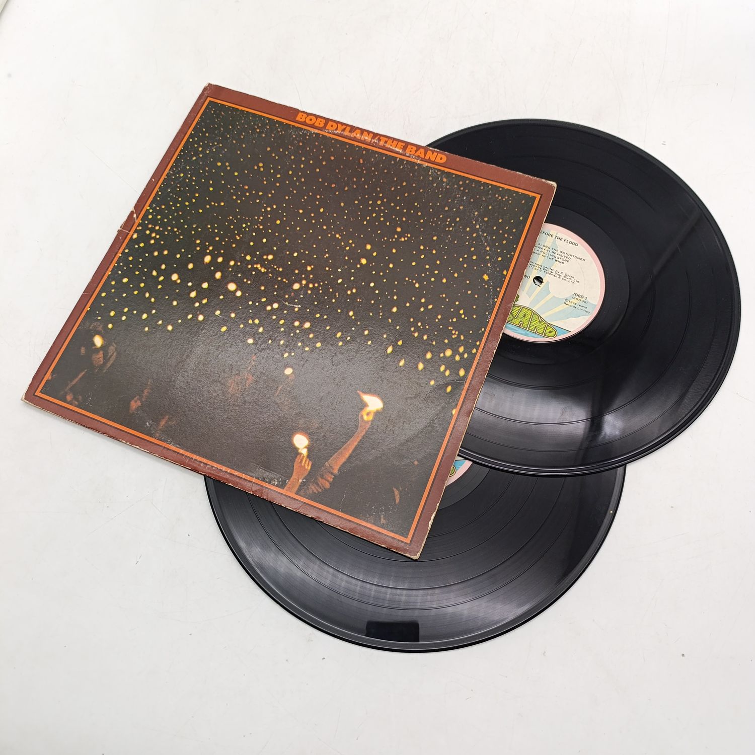 Bob Dylan / The band before the flood LP double vinyl record - Asylum Records - IDBD 1