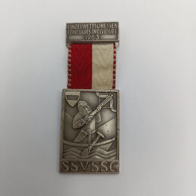 1963 Swiss shooting Association medal