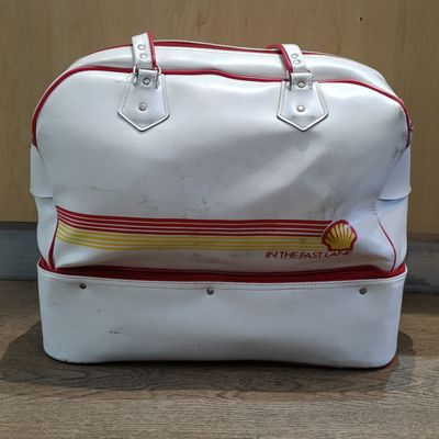 Vintage Shell ''In the fast Lane'' duffel bag