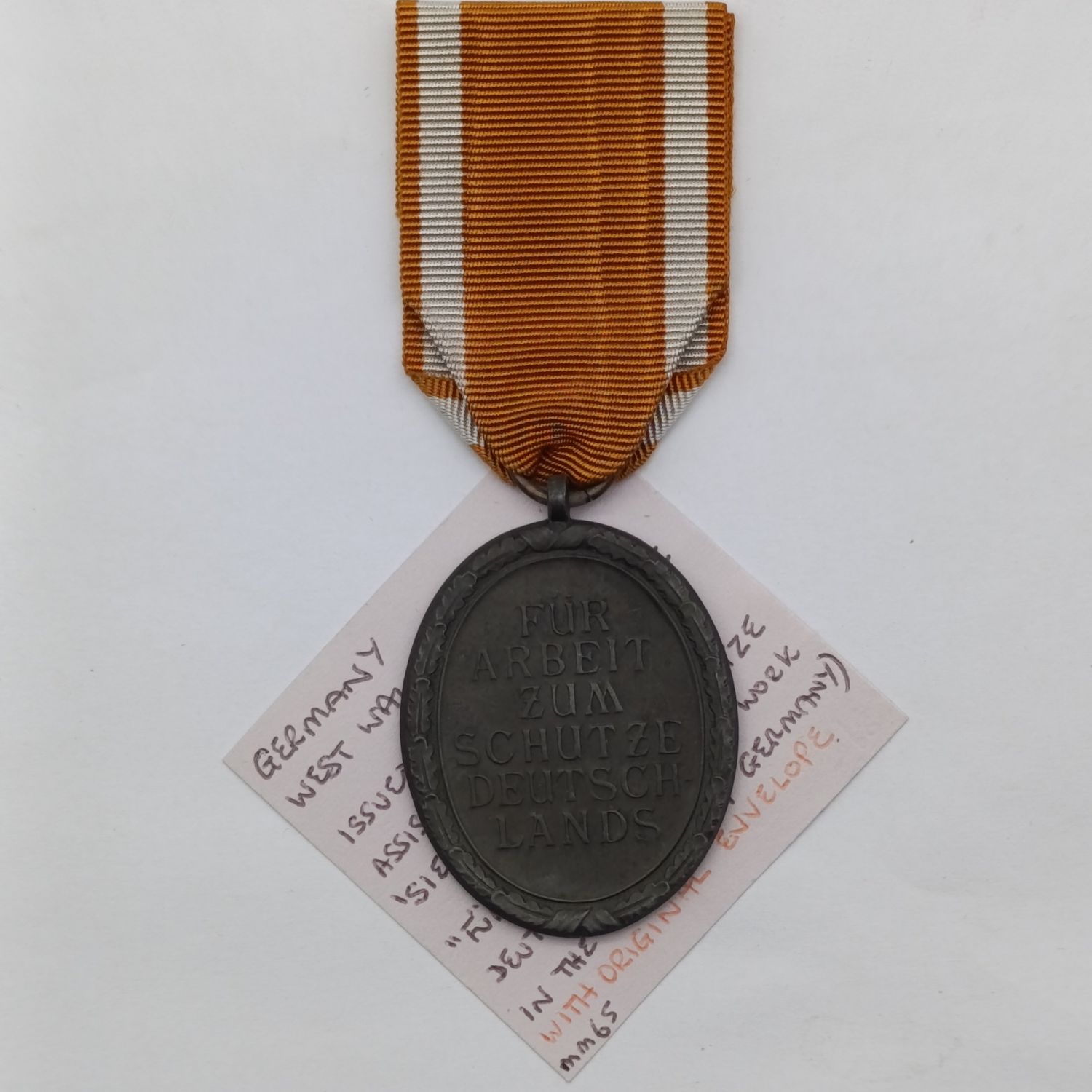 WW2 German West wall medal