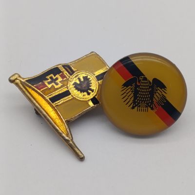 Pair of German South West Africa pin badges