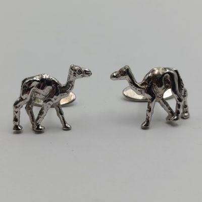 Pair of Patrick Marros sterling sivler camel cufflinks