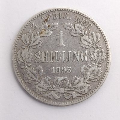 ZAR 1895 Paul Kruger shilling