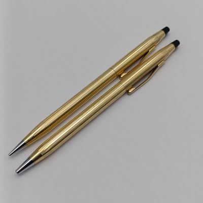 Set of 1/20th 12 kt Gold filled Cross pen and pencil set