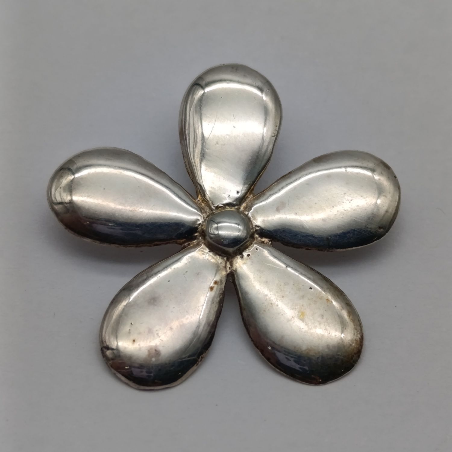 Flower pendant ( sterling silver ) 6g