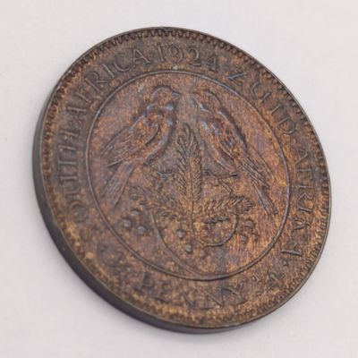 South Africa 1924 farthing uncirculated - Low mintage