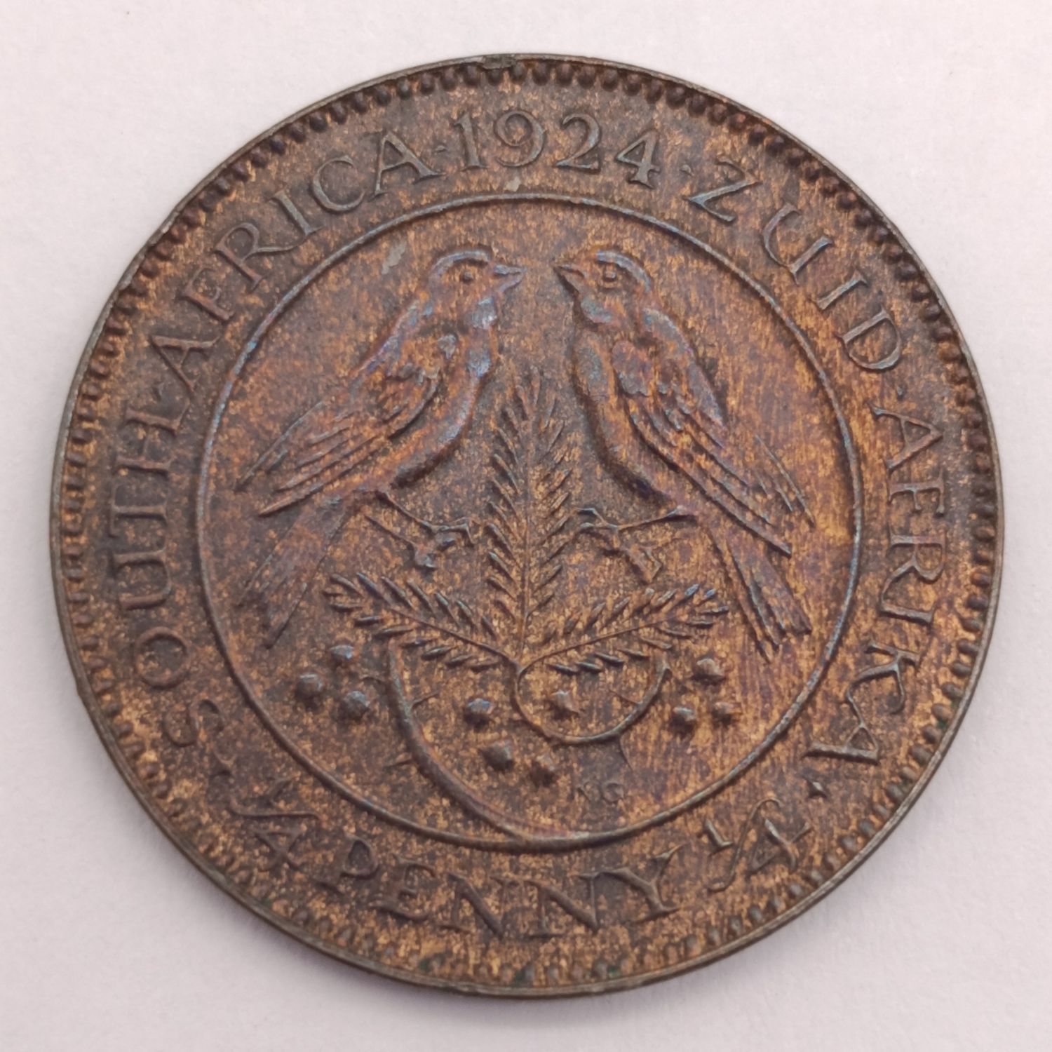 South Africa 1924 farthing uncirculated - Low mintage