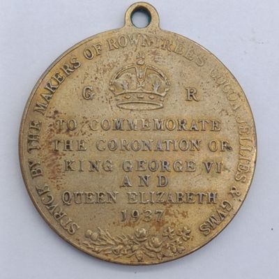 George 6 crowning medallion 1937