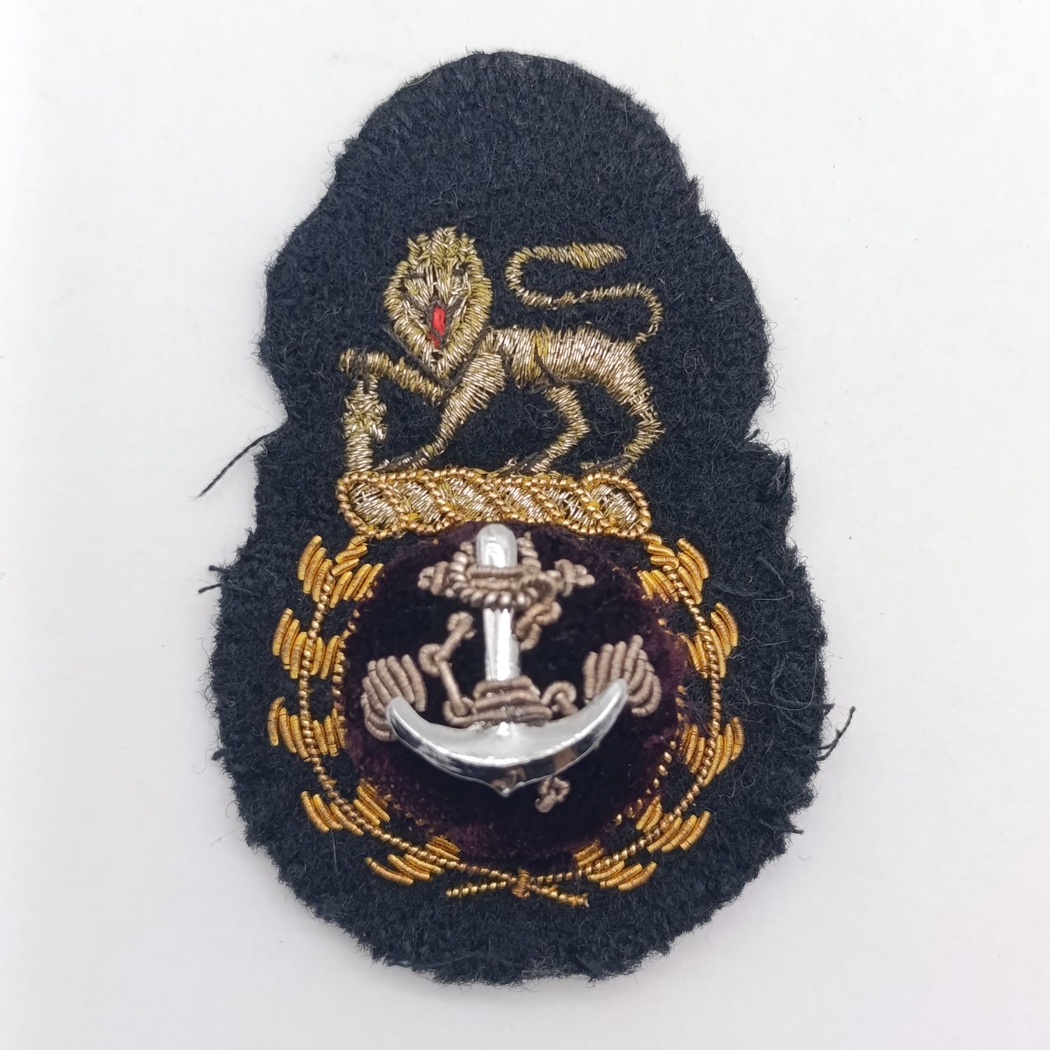 SA Navy chief petty officer cap badge
