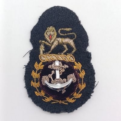 SA Navy chief petty officer cap badge